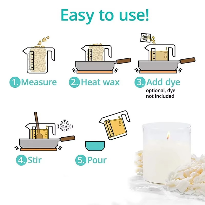 1kg/500/250/100g Pure Soy Wax  - Candle Supplies Bulk review and price