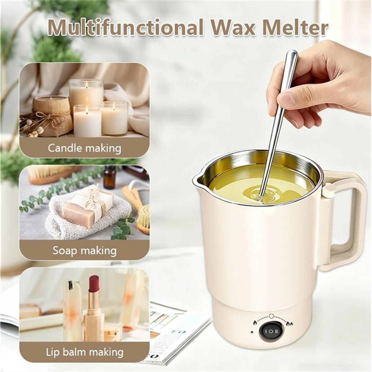 Electric Wax Melting Pot Kit w - Candle Supplies Uk review and price