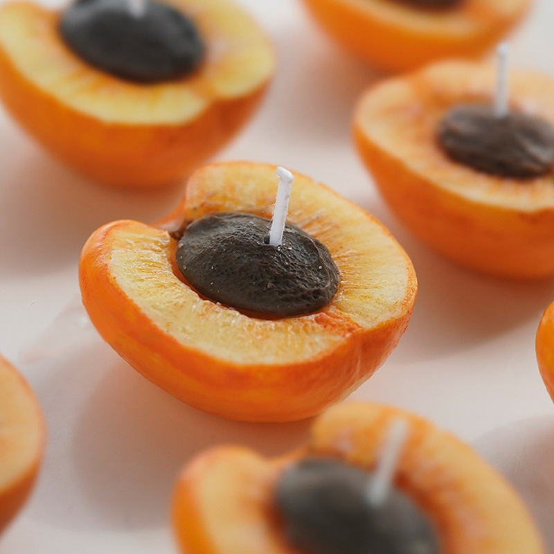 3D Apricot Fruit Candle Silico - Candle Making Supplies Usa review and price