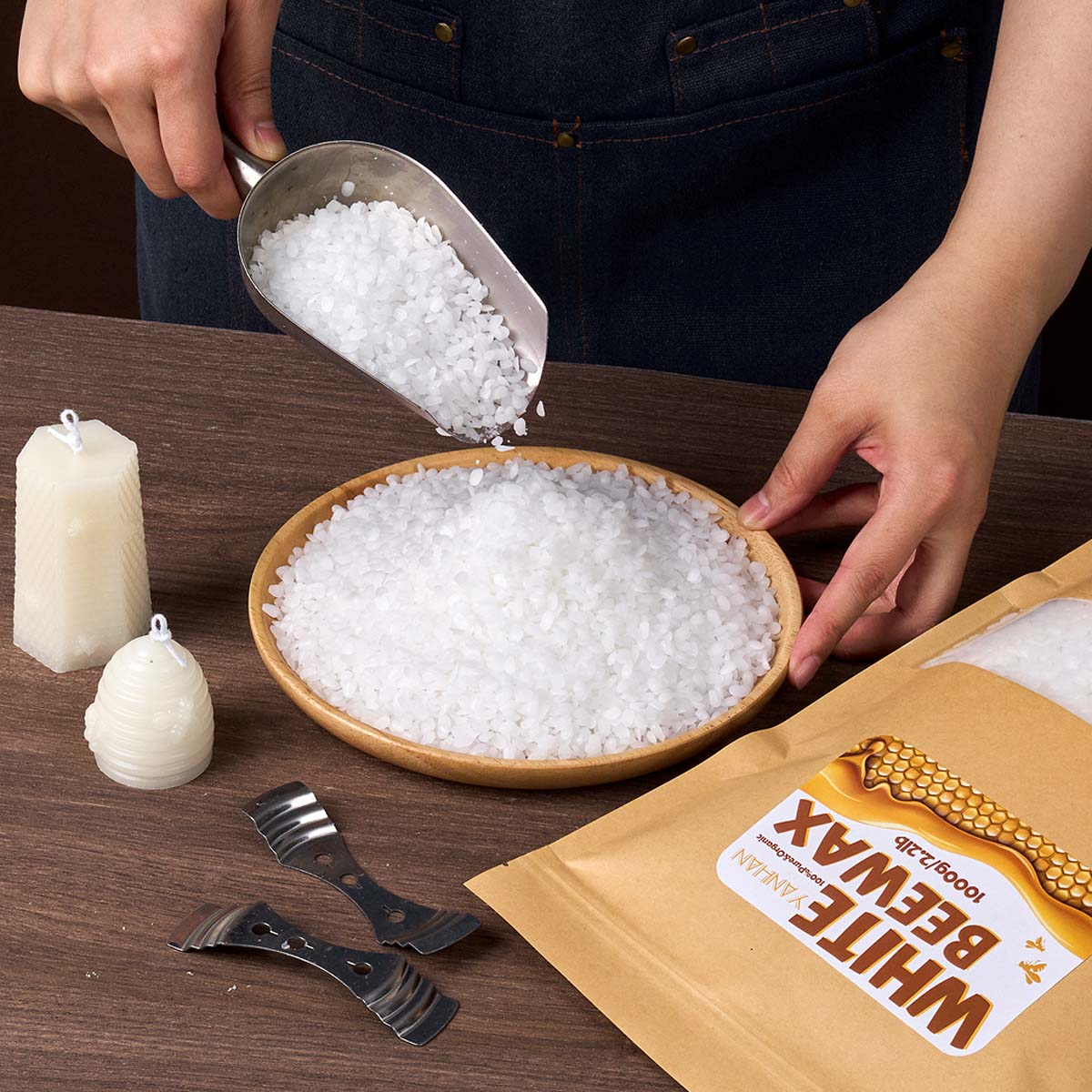 1000g Pure Natural Granular Wh - Candle Supplies Bulk review and price