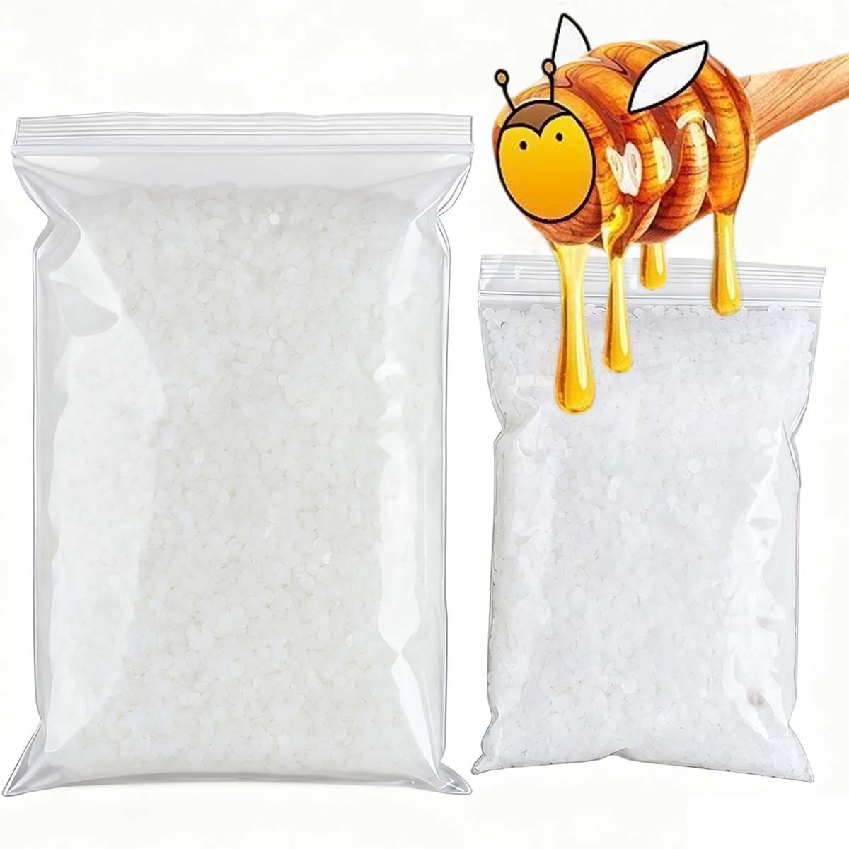 200g-1000g White Beeswax Pure  - Candle Making Supplies Usa review and price