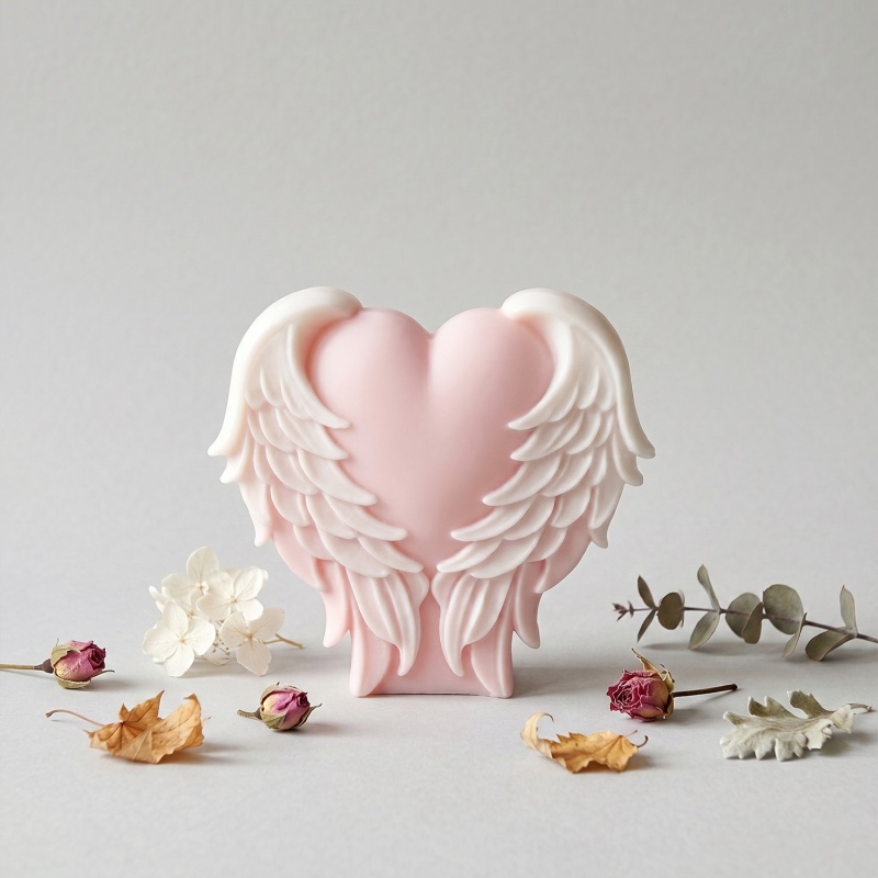 3D Love Wings Silicone Candle  - Candle Making Supplies Usa review and price
